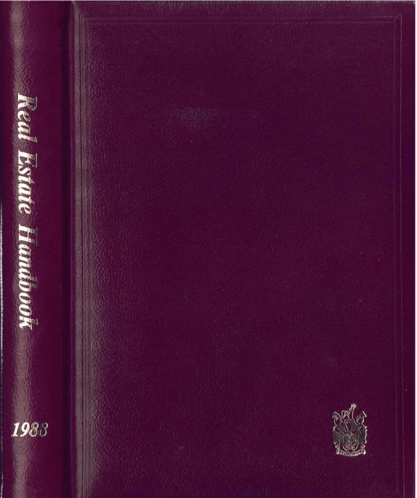 1988 real estate handbook