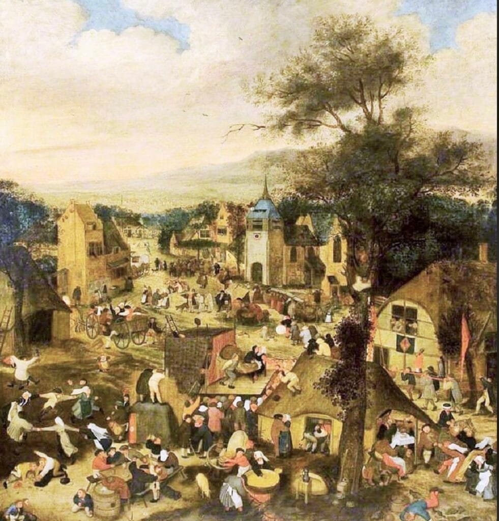 circa 1500s euopean village fair swanepoel history