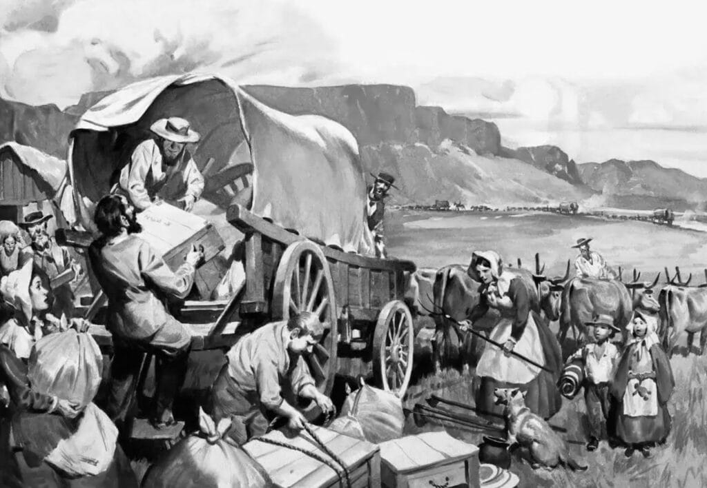 the groot trek circa 1835